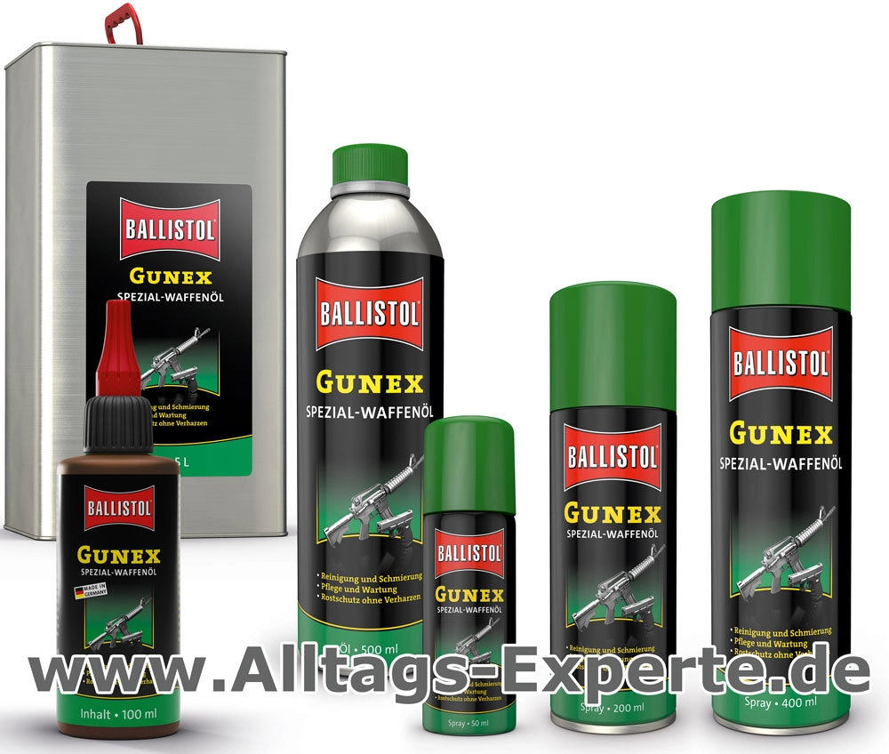 Gunex ist eines der besten Rostschutzöle und Waffenöle